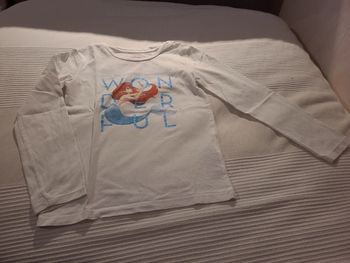 T shirt manches longues la petite sirène 8ans