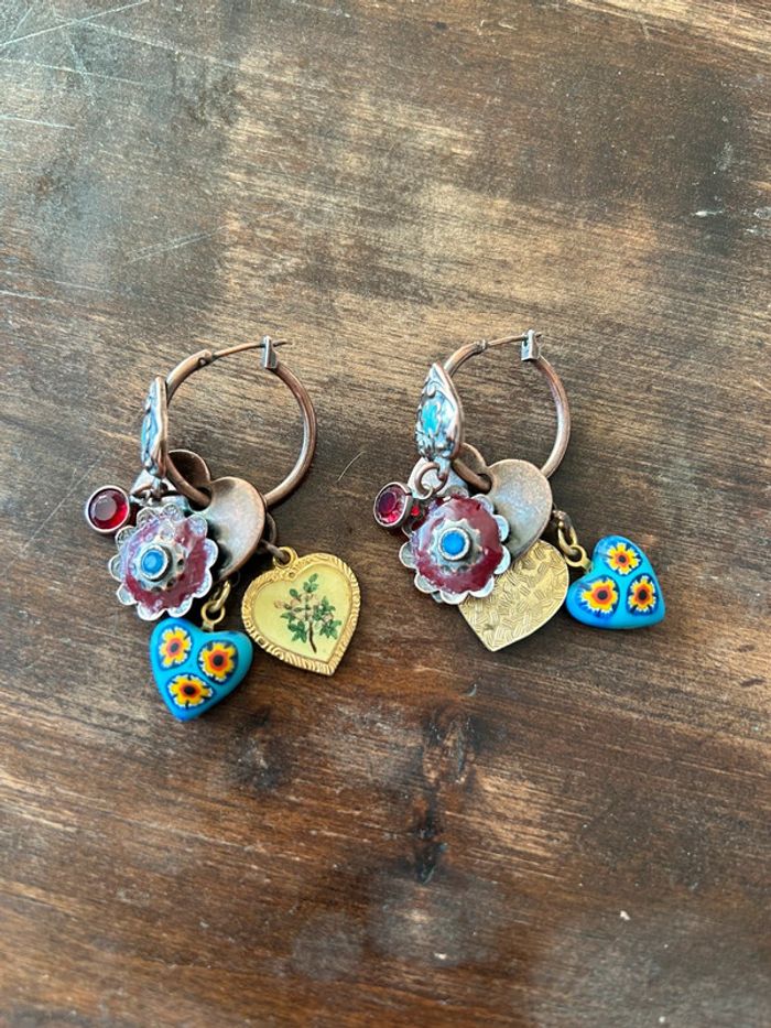 Boucles d’oreilles réminiscence vintage - photo numéro 2