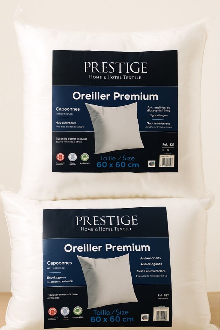 Oreiller neuf 60/60cm