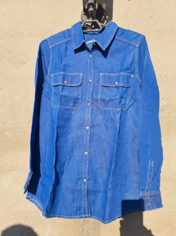 Chemise bleu roi Jennyfer