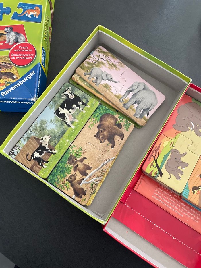 Ravensburger lot jeu maternelle enfant  animaux bébé - photo numéro 2