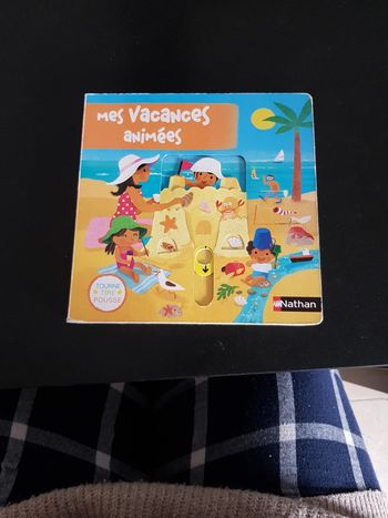 Livre animé mes vacances animées