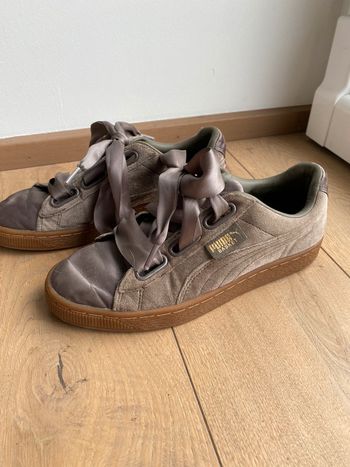 puma basse verte kaki