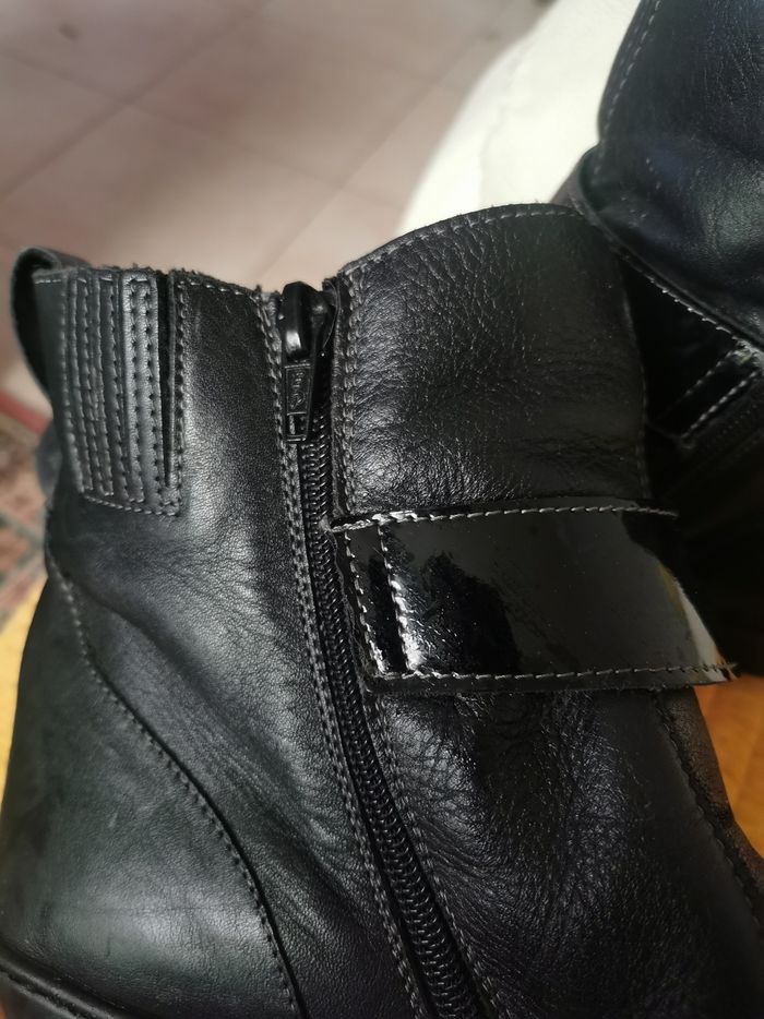 Belles bottines fourrées Podowell p 41 nickel - photo numéro 4