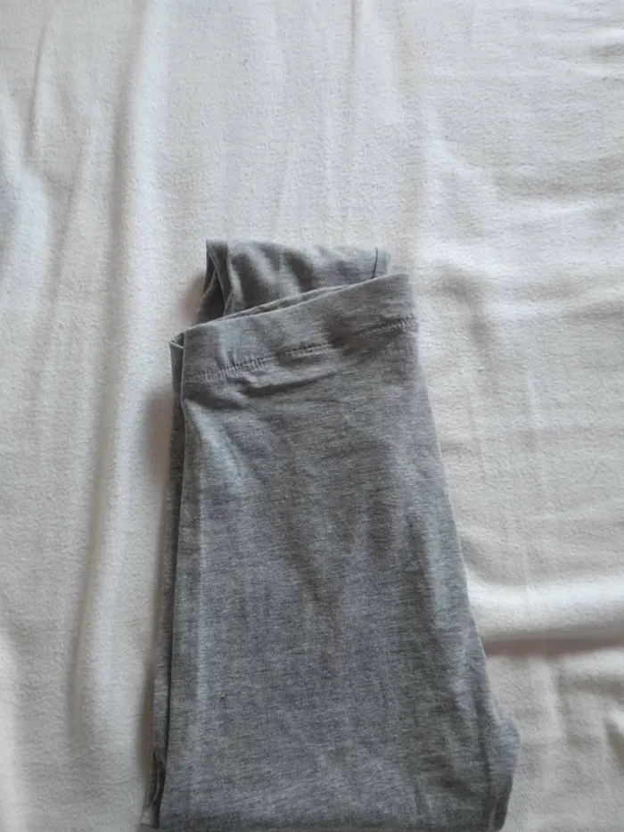 Leggings Fille Gris 10/12 Ans - photo numéro 3