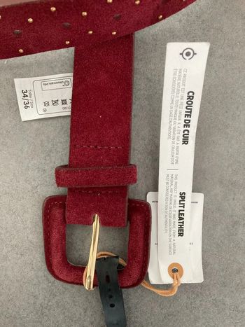 Ceinture Bonobo croûte de cuir 34/36