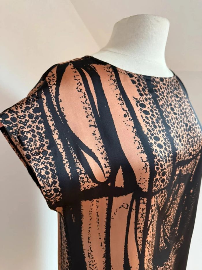 Superbe robe ou Tunique longue fluide satinée Promod 🌸 - photo numéro 3