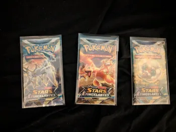 3 boosters Stars Etincellantes