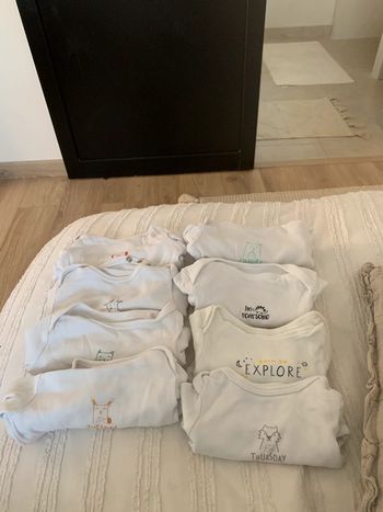 Lot de 8 bodys