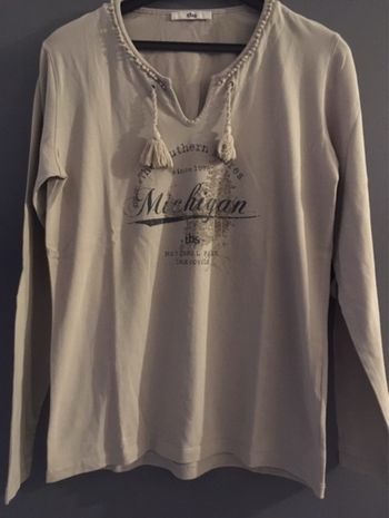 T-shirt femme manches longues - TBS - taille 38