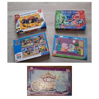 Lot de 10 puzzles 12 ou 15 pièces neufs et tbe
