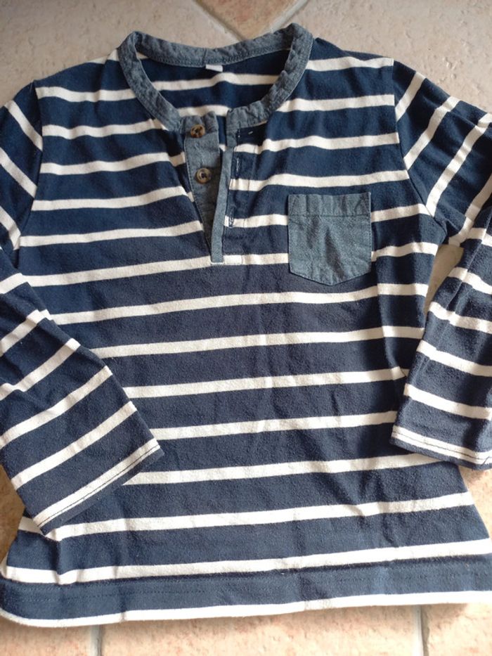 Tee-shirt rayé 4 ans