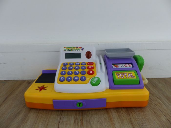 super caisse enregistreuse pour jouer à la marchande - photo numéro 5