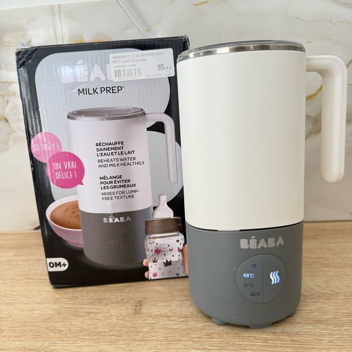 Béaba Préparateur de boisson Milk Prep White/Grey - photo numéro 3
