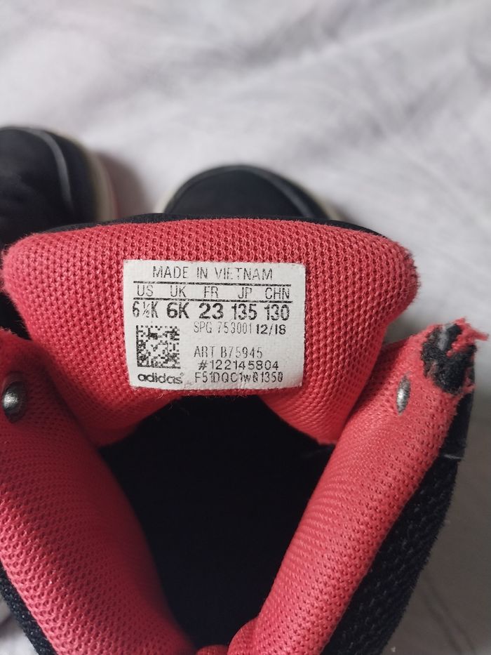 Baskets montantes Adidas bébé - Taille 23 - photo numéro 4