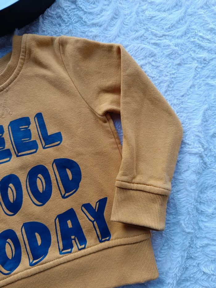 Sweat Garçon 3 ans Feel good today Tissaia - photo numéro 6