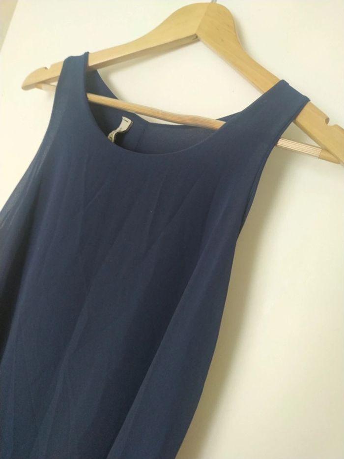 Robe chic bleu foncée taille 40 - photo numéro 4