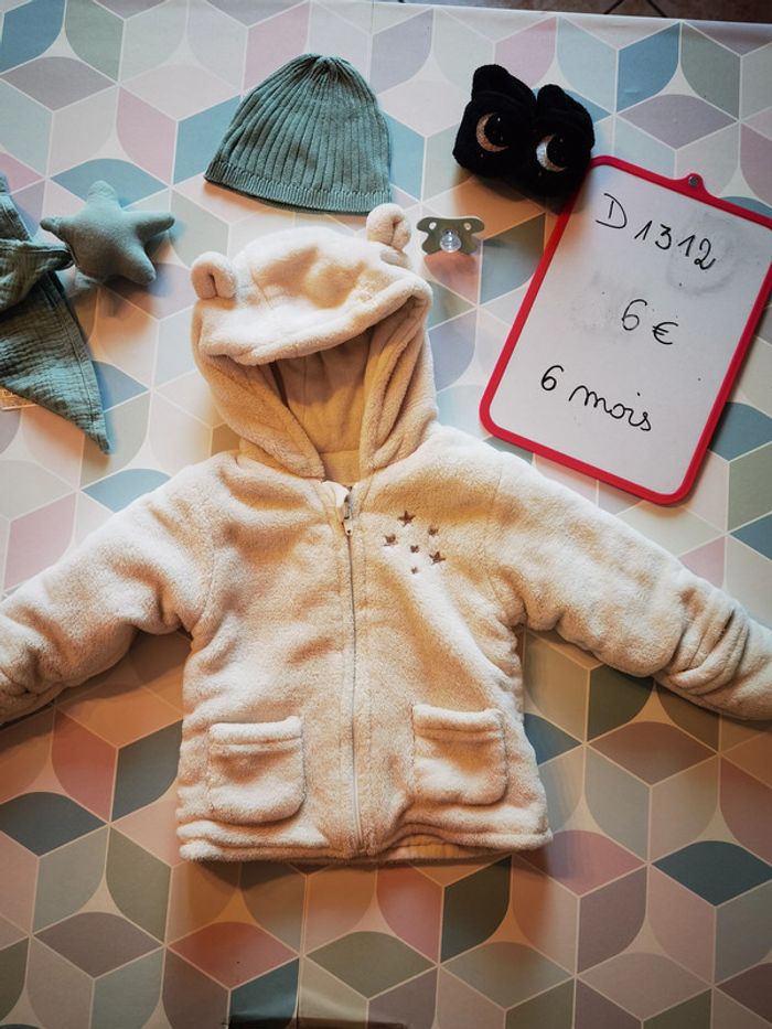 D1312 - manteau garçon 6 mois