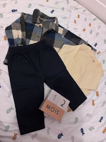 Ensemble garçon 12 mois