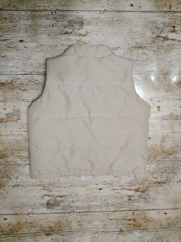 Joli manteau veste doudoune sans manches 12 mois - photo numéro 5