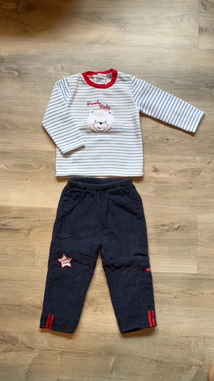 Ensemble pantalon, veste, t-shirt hiver - photo numéro 2