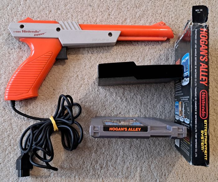 🎮 Hogan's Alley en boite + pistolet Zapper Nintendo NES - photo numéro 4