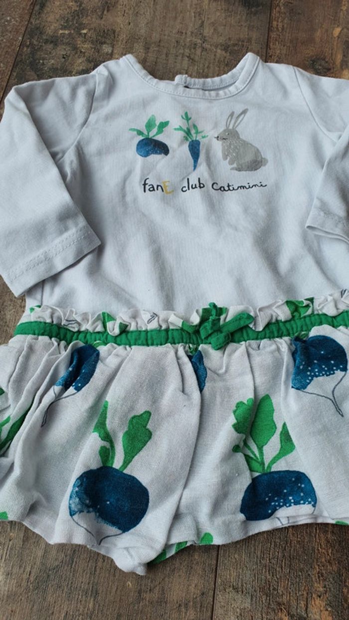 Très belle robe catimini 6 mois 68 cm en très bon état 👌 - photo numéro 2