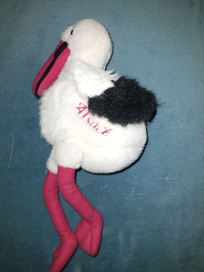 Peluche cigogne d'Alsace - photo numéro 2