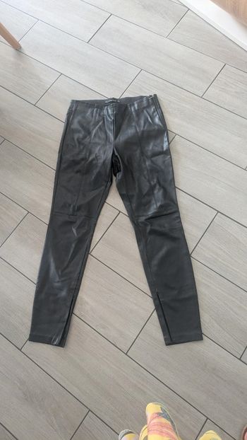 Legging Zara simili cuir