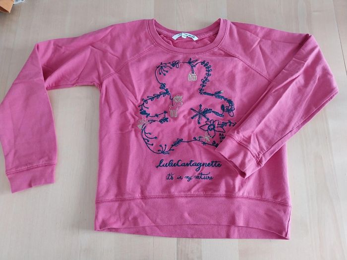 Pull sweat fille 10 ans Lulu Castagnette