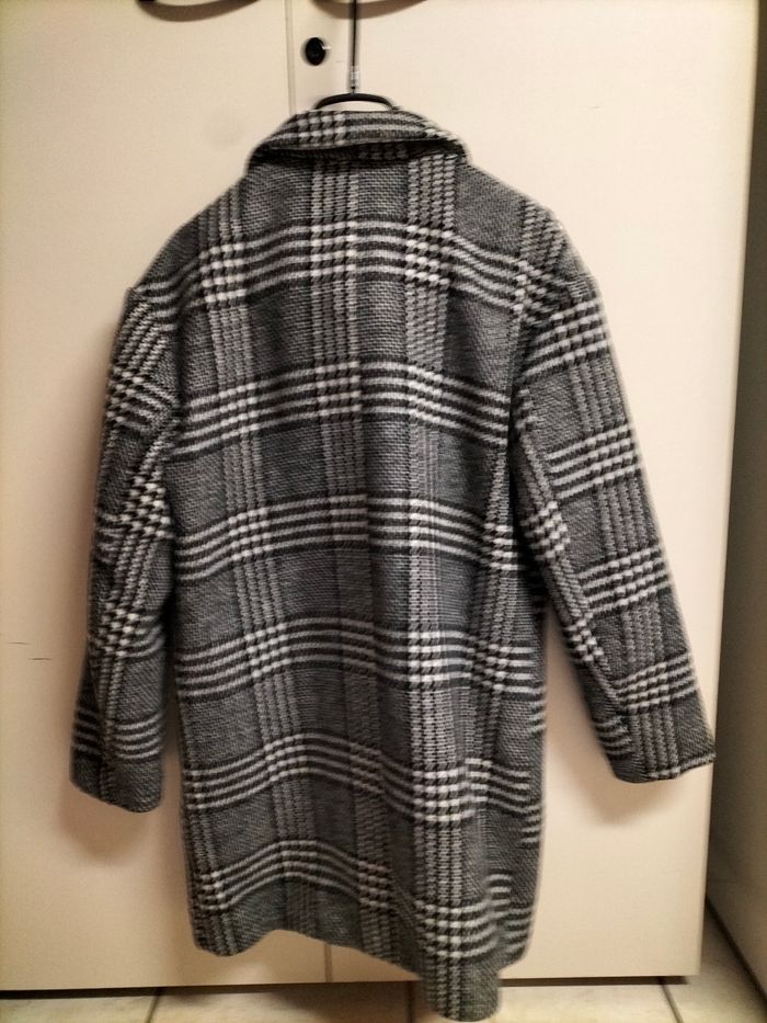 Manteau 3/4 carreaux - photo numéro 2