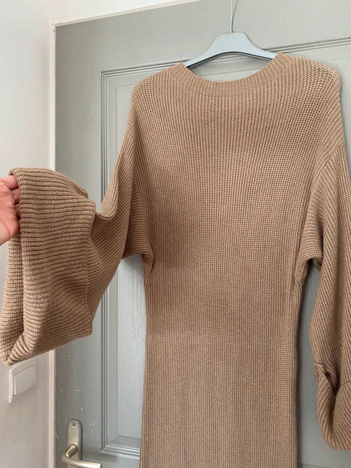 robe pull taille unique femme taupe - photo numéro 3