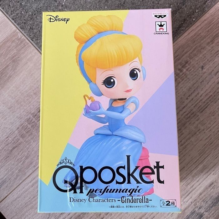 Walt Disney Figurine QPosket Cinderella Cendrillon Perfumagic