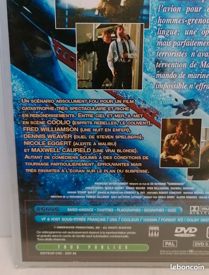 Dvd SUBMERSION (Neuf sous blister) - photo numéro 4