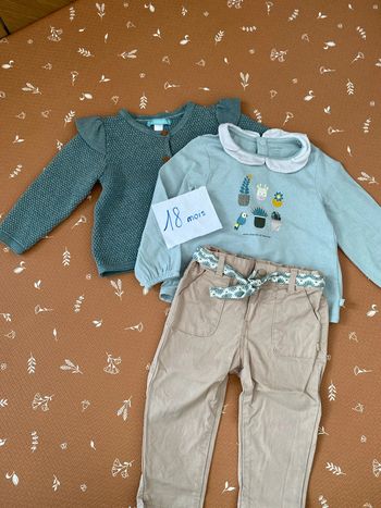Ensemble pantalon gilet 18 mois