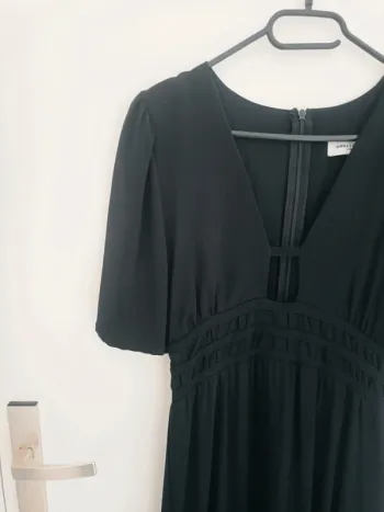 Robe longue noire décolleté plongeant Opullence Taille XS En très bon état