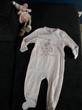 Pyjama rose 18 mois