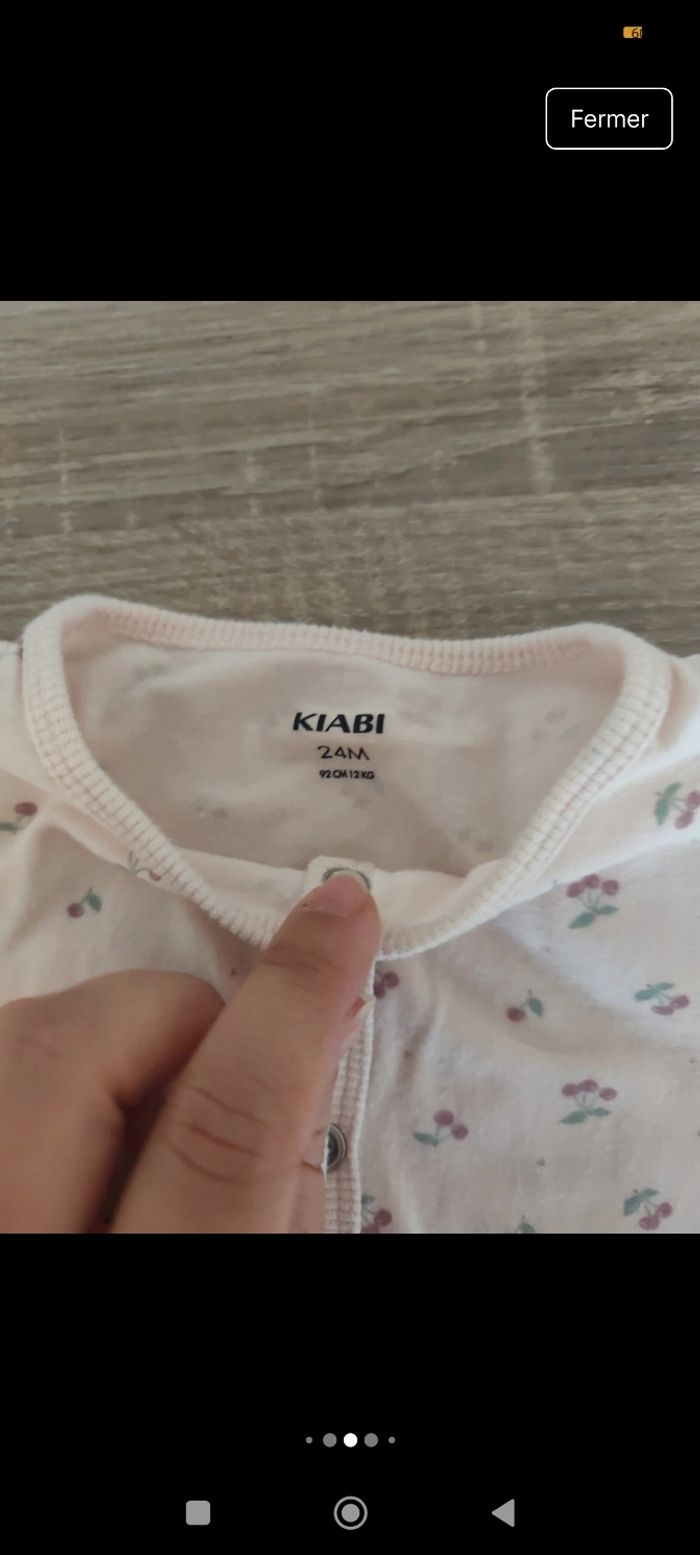 Ensemble pyjama 3 pièces fille - photo numéro 8