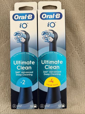 Brossettes Oral B iO (6 au total) Neuf
