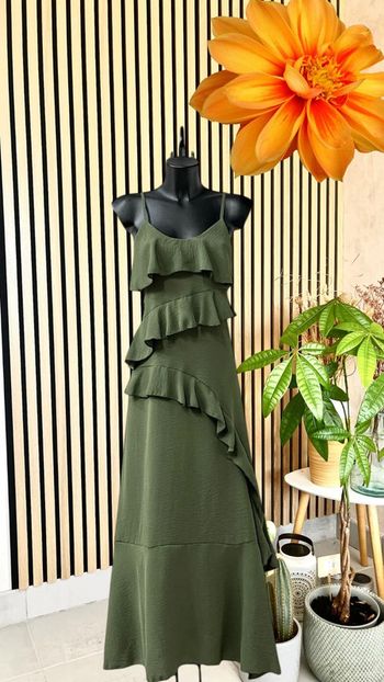 Robe longue kaki pour l’été