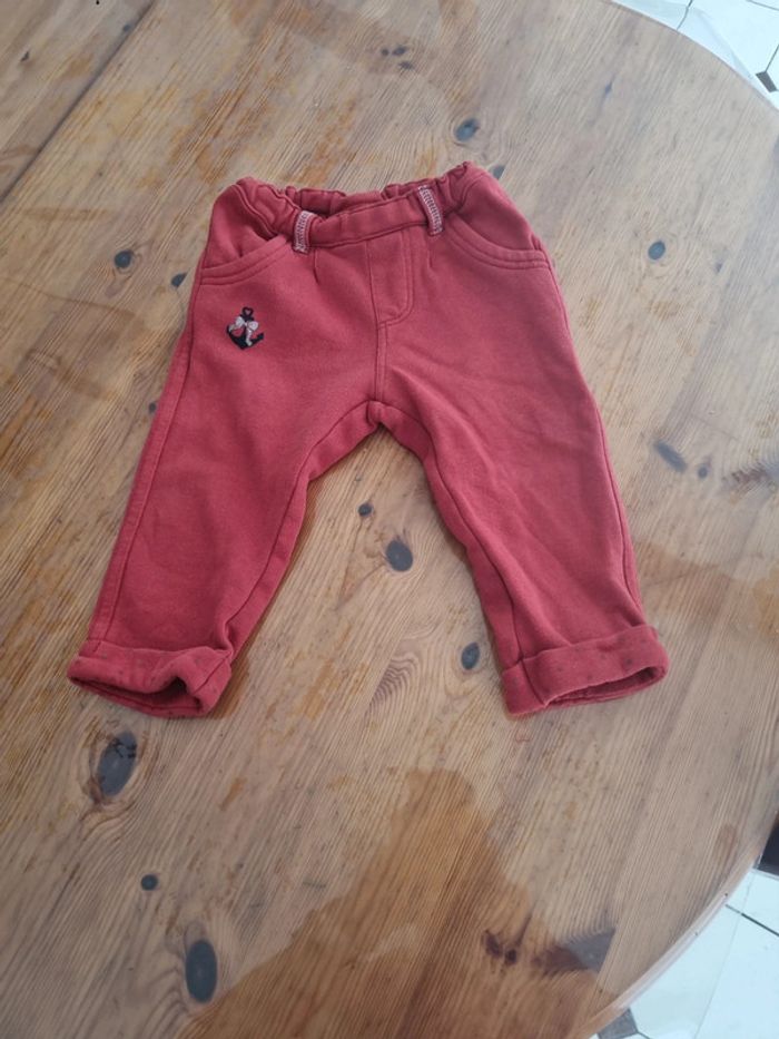 Pantalon rouge 18 mois fille