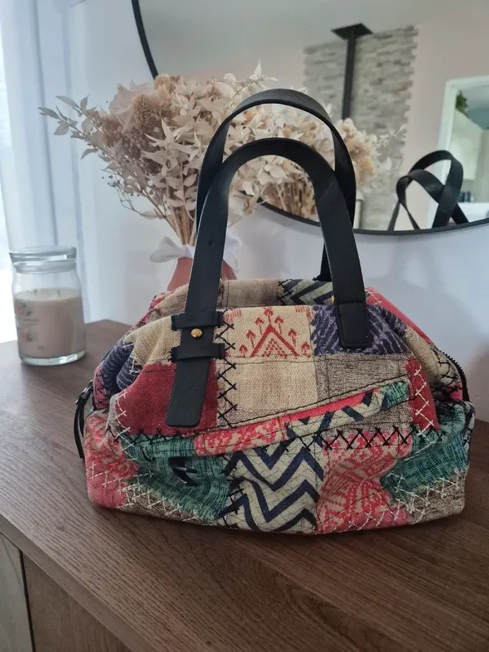 Sac a main patchwork desigual - photo numéro 2