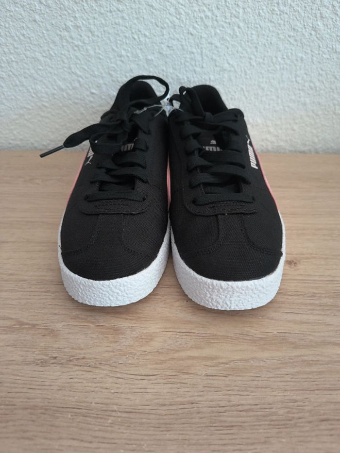 👟 Chaussures basket en toile fille Puma taille 36 noir et rose 🐾 - photo numéro 6