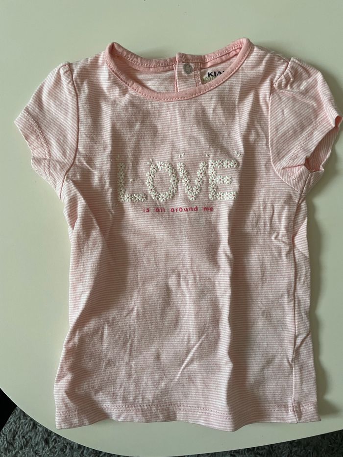 Tee shirt manches courtes Kiabi 9 mois