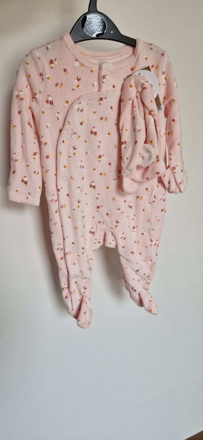 Pyjama et bonnet Inextenso 3 M - photo numéro 3