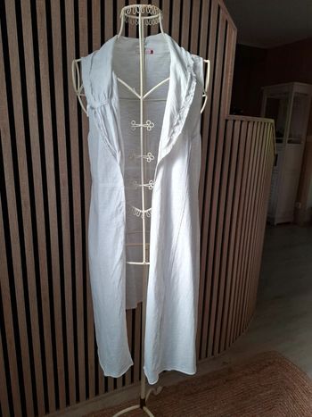 Veste longue d été coton sans manche Mais où est le soleil  T 44