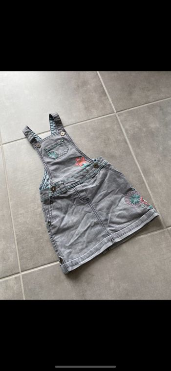 Salopette jupe en jean Orchestra 5 ans