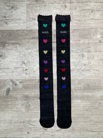 Chaussettes noires hautes MILK