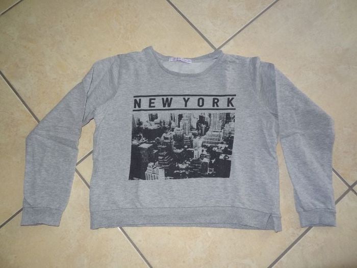 sweat court New York T 10-12ans