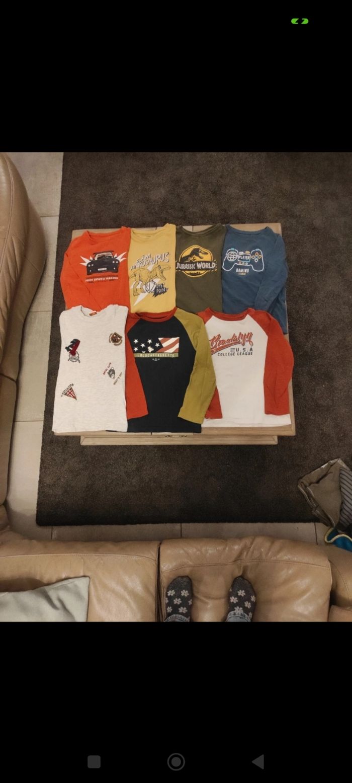 Lot de 7 tee shirt manche longue